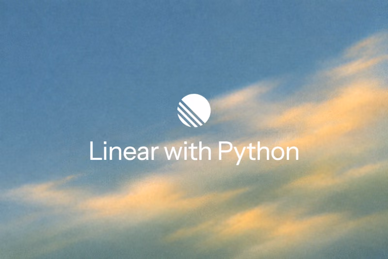 Image for blog post: How to Build a Python Web App With Linear in 2026