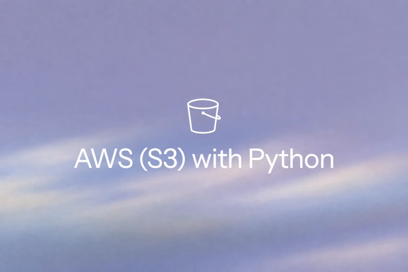 Image preview for blog post: How to Build a Python Web App With AWS (S3) in 2026