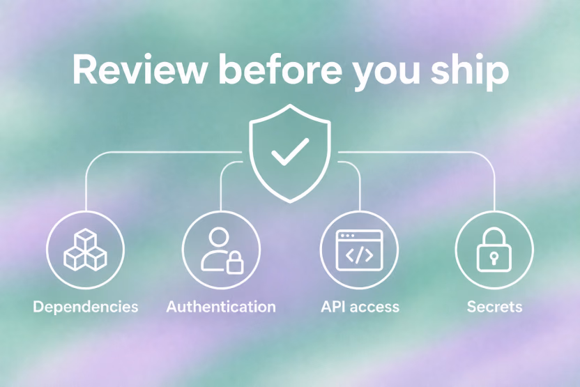 Review before you ship