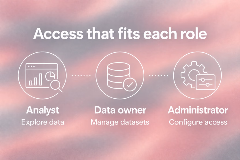 Access that fits each role