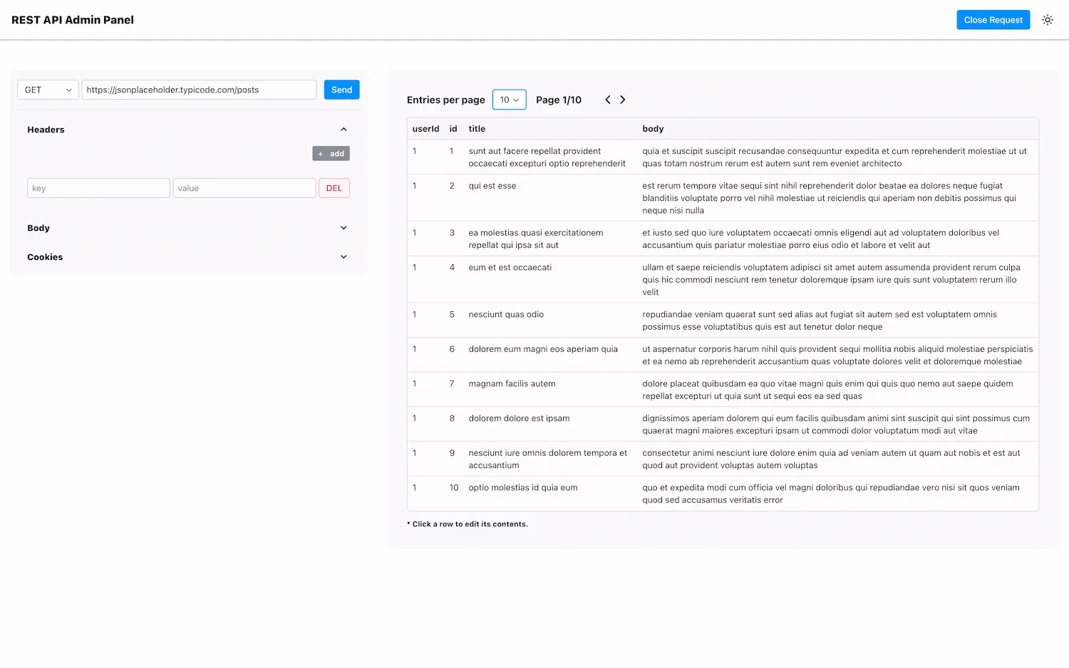 Image preview for app: api_admin_panel